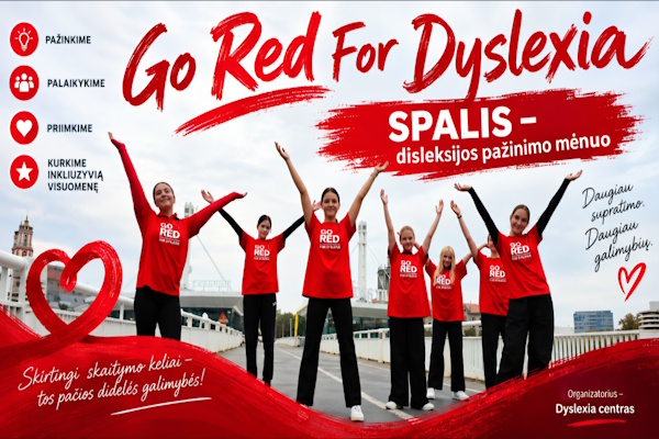 Spalis - disleksijos pažinimo mėnuo Spalis - disleksijos pažinimo mėnuo